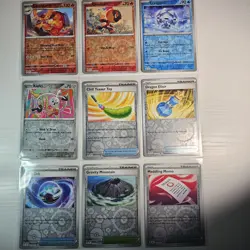 Pokemon TCG Surging Sparks REVERSE Holo Lot of 9 Near Mint/Mint Condition - Image 1