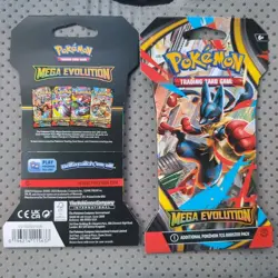 Pokemon Mega Evolution Sleeved Booster Packs Lot Of 10 Mint In Hand - Image 4