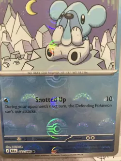 Cubchoo 025/086 Pokeball Reverse Holo Pattern Pokemon TCG SV Black Bolt English - Image 2