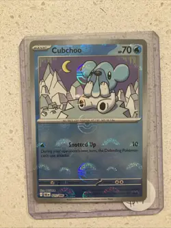 Cubchoo 025/086 Pokeball Reverse Holo Pattern Pokemon TCG SV Black Bolt English - Image 3