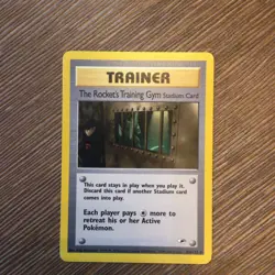 The Rocket's Training Gym Stadium 104/132 Gym Heroes 2000 Pokemon NM - Image 1
