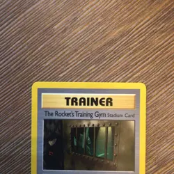 The Rocket's Training Gym Stadium 104/132 Gym Heroes 2000 Pokemon NM - Image 2