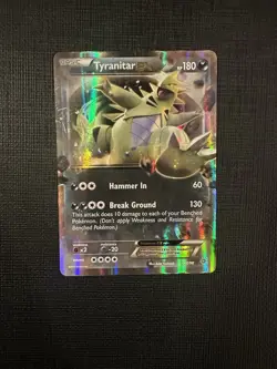 Pokemon TCG - Tyranitar EX 42/98 - Ancient Origins - Holo Ultra Rare MP - Image 1
