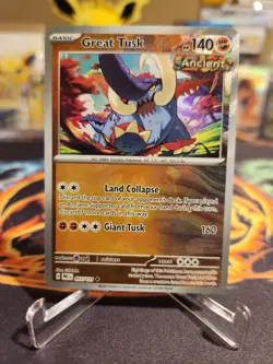Pokemon TCG - Great Tusk (Master Ball Pattern) - SV: Prismatic Evolutions (PRE) - Image 1