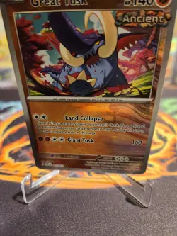 Pokemon TCG - Great Tusk (Master Ball Pattern) - SV: Prismatic Evolutions (PRE) - Image 3