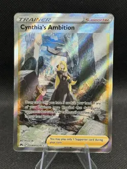 Cynthia's Ambition GG60/GG70 Ultra Rare FA 2023 Pokemon TCG “Crown Zenith” - Image 1