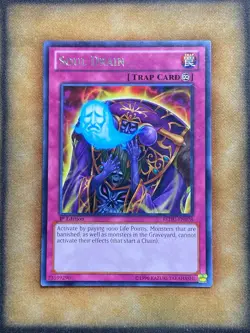 Yugioh Soul Drain REDU-EN078 Rare 1st Ed LP - Image 1