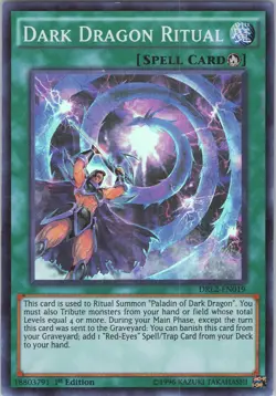 Dark Dragon Ritual MP (#3) DRL2 1st Dragons of Legend 2Yugioh - Image 1