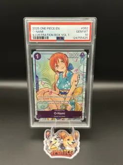 2025 One Piece Illustration Box Volume 1 # 062 O-Nami PSA 10 Card GEM MINT! - Image 1