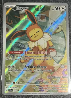 Pokemon TCG - Prismatic Evolutions - Eevee Pokemon Center Promo Card #173 NM! - Image 1