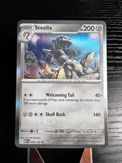 Steelix 93/132 Holo Rare Mega Evolution Pokemon Card Near Mint Condition - Image 1