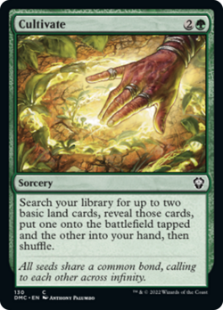 Cultivate Dominaria United Commander HEAVILY PLD Green Uncommon CARD ABUGames - Image 1