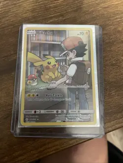 Pokemon TCG Pikachu Card #241/236 Cosmic Eclipse Secret Rare - Image 1