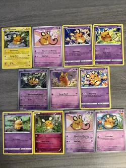 Dedenne Pokemon Card Collection Lot Of 11 With Reverse Holos - Image 1