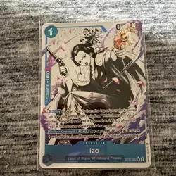 Izo SR ST22-002 Parallel English ONE PIECE Card Starter Deck Ace Newgate - NM - Image 1