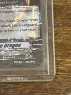 VANGUARD CARD FIGHT!! Beast Deity, Azure Dragon. BT06/008EN RRR Pre-Owned - Image 4