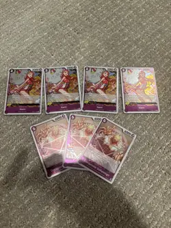 Nami PRB02-012 R One Piece Foil Card The Best Vol. 2 English X 4 + 3 doffy - Image 1
