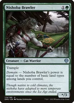 (1x FOIL) NISHOBA BRAWLER - Dominaria United - MTG Magic the Gathering Card - Image 1
