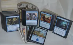 Free shipping! Magic the Gathering Blue 200 card Collection- 25 mana + 175 mixed - Image 1