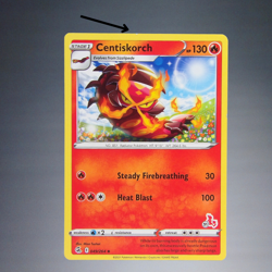 2021 POKEMON TCG CENTISKORCH #049/264 SW+SH FUSION STRIKE UNCOMMON TRADING CARD - Image 2