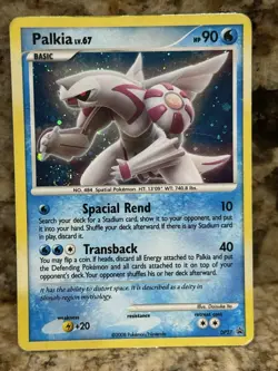 Palkia DP27 Diamond & Pearl Black Star Promo Holo Pokemon Card LP - Image 1