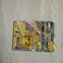 Pikachu GX 2019 Sun & Moon Black Star Promo Full Art Pokemon Card SM232 (NM) - Image 4