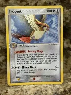 Pidgeot 2/17 Pokemon Promo Pop Series 2 Holo Rare Ex Era 2006 Card MP - Image 1