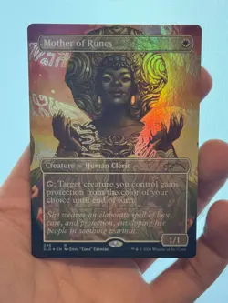 1X FOIL Mother of Runes BORDERLESS NM MTG Magic Secret Lair #296 Edge Art EDH - Image 1