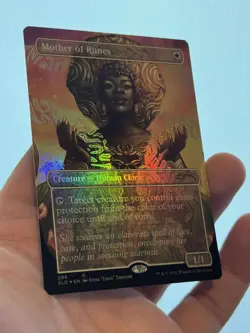 1X FOIL Mother of Runes BORDERLESS NM MTG Magic Secret Lair #296 Edge Art EDH - Image 3