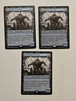 3x Suspicious Stowaway - Showcase - Midnight Hunt - Near Mint - MTG - Image 1