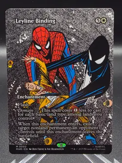 Leyline Binding Borderless Mythic MTG Spider-Man Magic The Gathering 0002 - Image 1