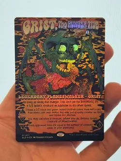 1X FOIL Grist, the Hunger Tide BORDERLESS MINT MTG Magic Secret Lair Insect EDH - Image 1