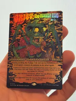 1X FOIL Grist, the Hunger Tide BORDERLESS MINT MTG Magic Secret Lair Insect EDH - Image 2