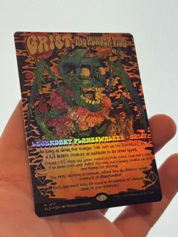 1X FOIL Grist, the Hunger Tide BORDERLESS MINT MTG Magic Secret Lair Insect EDH - Image 3
