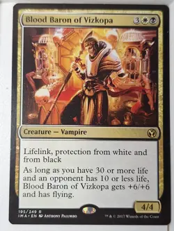 Blood Baron of Vizkopa - Iconic Masters - Magic the Gathering MTG Nice! - Image 1