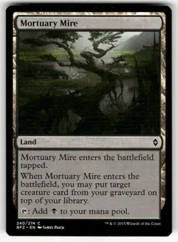 MORTUARY MIRE #240 (COMMON) MTG BATTLE FOR ZENDIKAR - Image 1