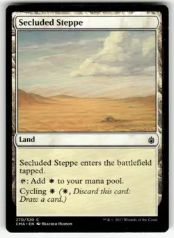 SECLUDED STEPPE #270 (COMMON) MTG COMMANDER ANTHOLOGY - Image 1