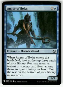 AUGUR OF BOLAS #30 (COMMON) MTG THE LIST REPRINTS - Image 1