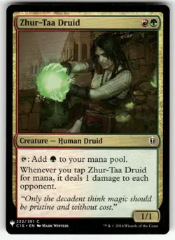 ZHUR-TAA DRUID #232 (COMMON) MTG THE LIST REPRINTS - Image 1