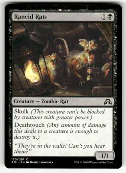 RANCID RATS #130 (COMMON) MTG SHADOWS OVER INNISTRAD - Image 1