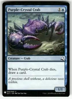 PURPLE-CRYSTAL CRAB #3 (COMMON) MTG THE LIST REPRINTS - Image 1