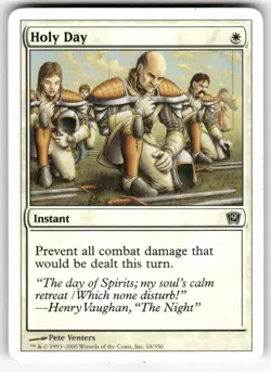 HOLY DAY #18 (COMMON) MTG 9TH EDITION - Image 1