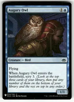 AUGURY OWL #14 (COMMON) MTG THE LIST REPRINTS - Image 1