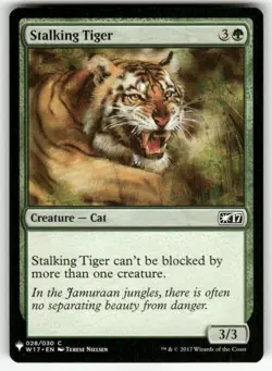 STALKING TIGER #28 (COMMON) MTG THE LIST REPRINTS - Image 1