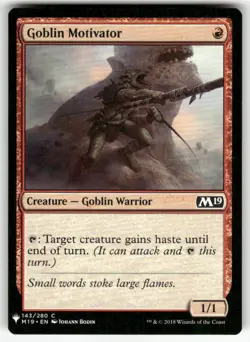 GOBLIN MOTIVATOR #143 (COMMON) MTG THE LIST REPRINTS - Image 1