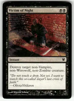 VICTIM OF NIGHT #124 (COMMON) MTG INNISTRAD - Image 1