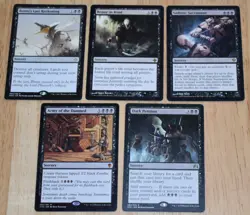 MTG 5x Rare Black Bontu's Last Reckoning, Army of the Damned, Repay in Kind - Image 1