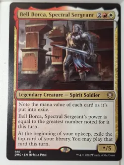 Bell Borca, Spectral Sergeant - Commander: Dominaria - Magic the Gathering MTG - Image 1
