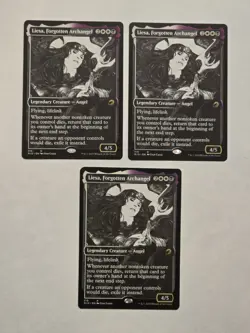 3x Liesa, Forgotten Archangel - Showcase - Midnight Hunt - Near Mint - MTG - Image 1