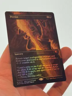 1X FOIL Persist BORDERLESS MINT MTG Magic SPG Special Guest Modern Horizons CEDH - Image 3